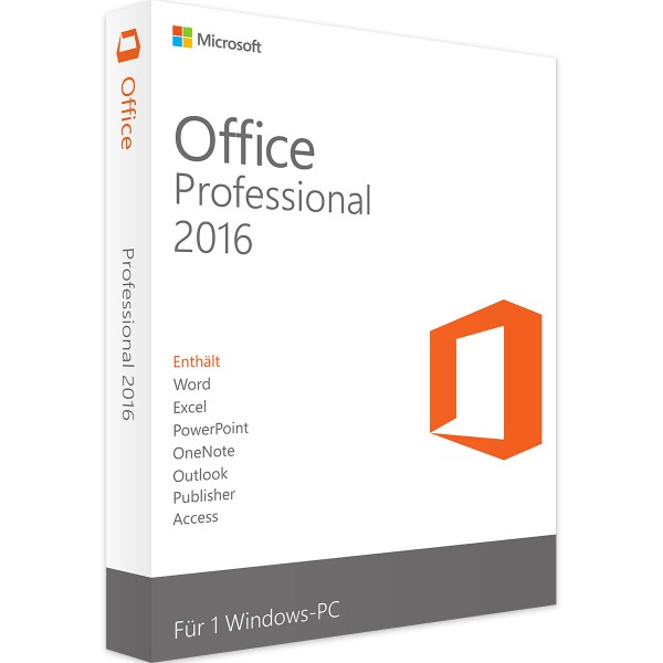 Microsoft Office 2016 Professional | voor Windows