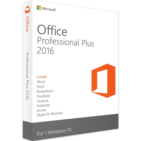 Microsoft Office 2016 Professional Plus | voor Windows